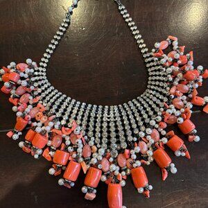 Bib Necklace Collier Breastplate Vintage 1990s BCBG